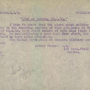 Soldier packet page