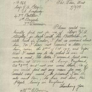 Soldier packet page