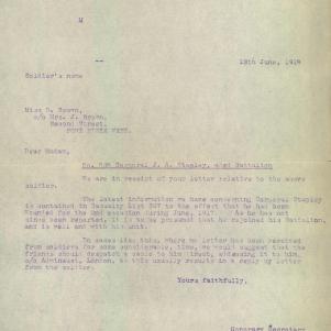 Soldier packet page