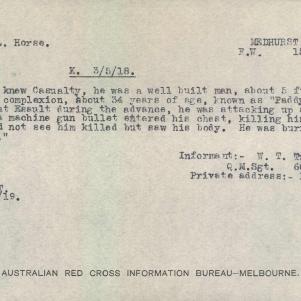 Soldier packet page