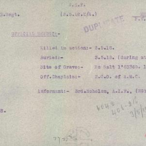 Soldier packet page