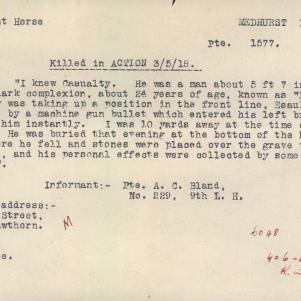 Soldier packet page