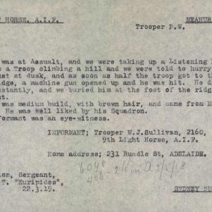 Soldier packet page