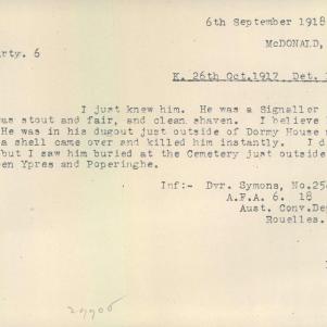 Soldier packet page