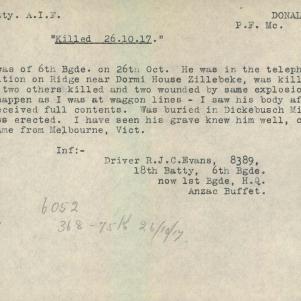 Soldier packet page
