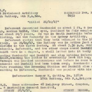 Soldier packet page