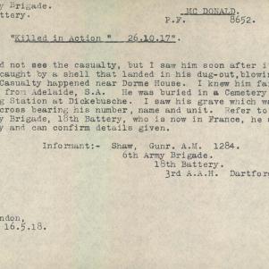 Soldier packet page