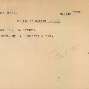 Soldier packet page