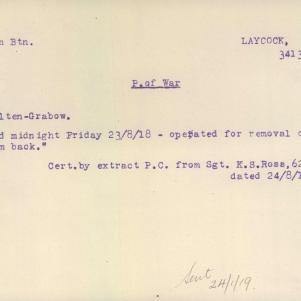 Soldier packet page