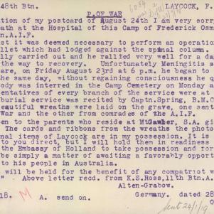 Soldier packet page