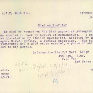 Soldier packet page