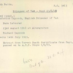 Soldier packet page
