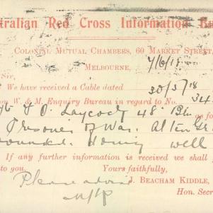 Soldier packet page