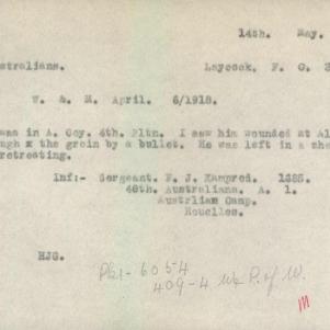 Soldier packet page