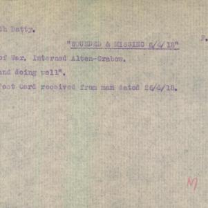 Soldier packet page