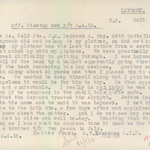 Soldier packet page