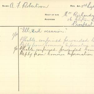 Soldier packet page
