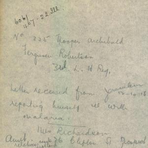 Soldier packet page