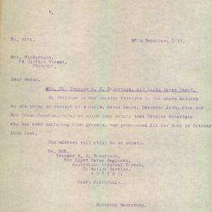 Soldier packet page
