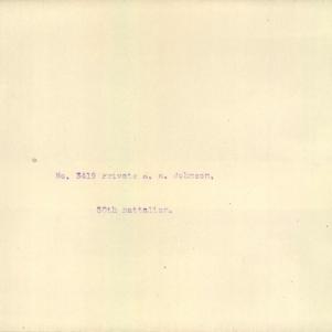 Soldier packet page