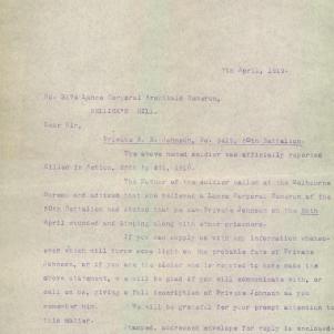 Soldier packet page