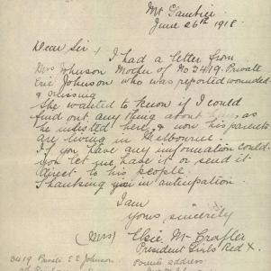 Soldier packet page