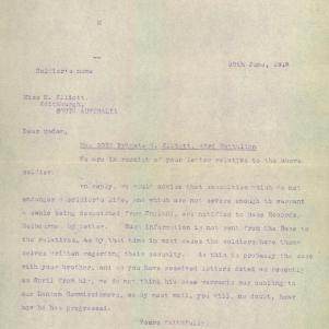 Soldier packet page