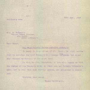 Soldier packet page