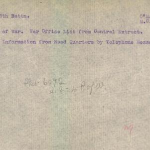 Soldier packet page