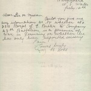 Soldier packet page