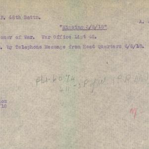 Soldier packet page