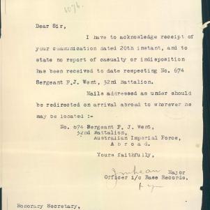 Soldier packet page