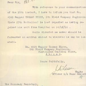 Soldier packet page