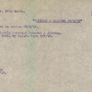 Soldier packet page