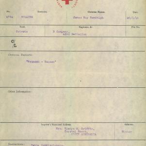 Soldier packet page