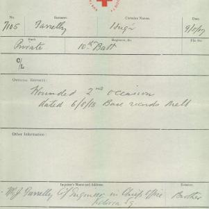 Soldier packet page