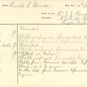 Soldier packet page