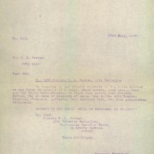 Soldier packet page