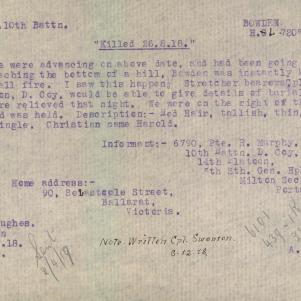 Soldier packet page