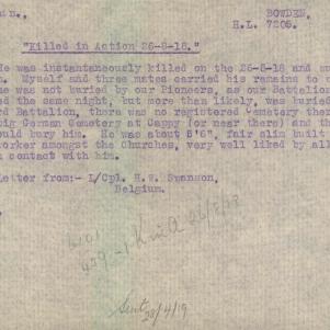 Soldier packet page