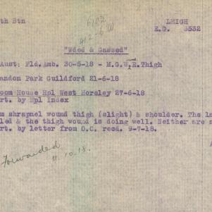 Soldier packet page