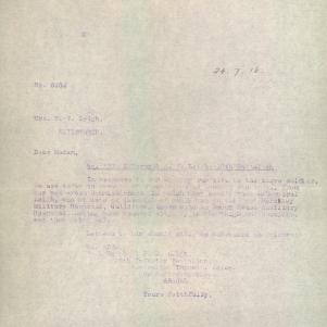 Soldier packet page