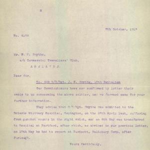 Soldier packet page