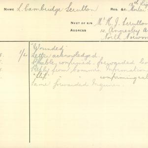 Soldier packet page