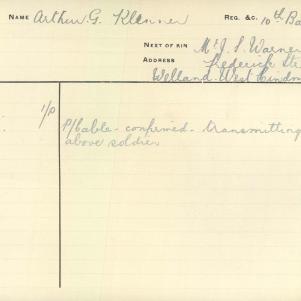 Soldier packet page