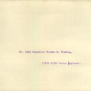 Soldier packet page