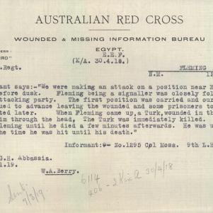Soldier packet page