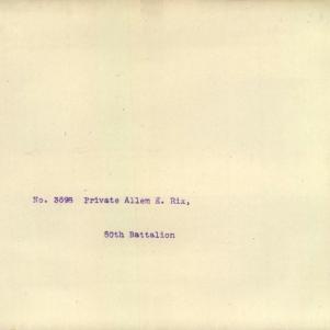 Soldier packet page