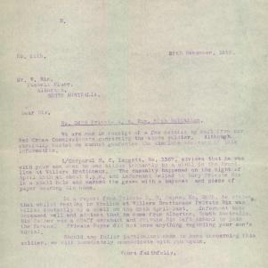 Soldier packet page