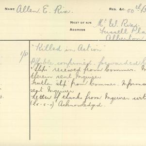 Soldier packet page